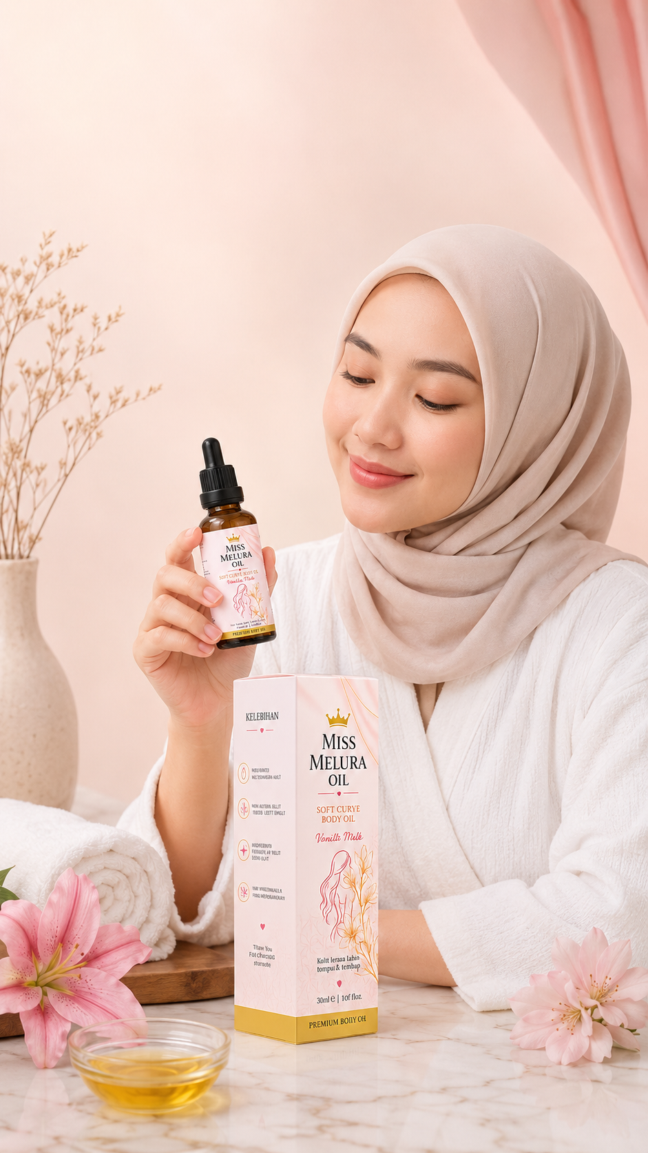 Miss Melura Oil Body Care Oil Harian