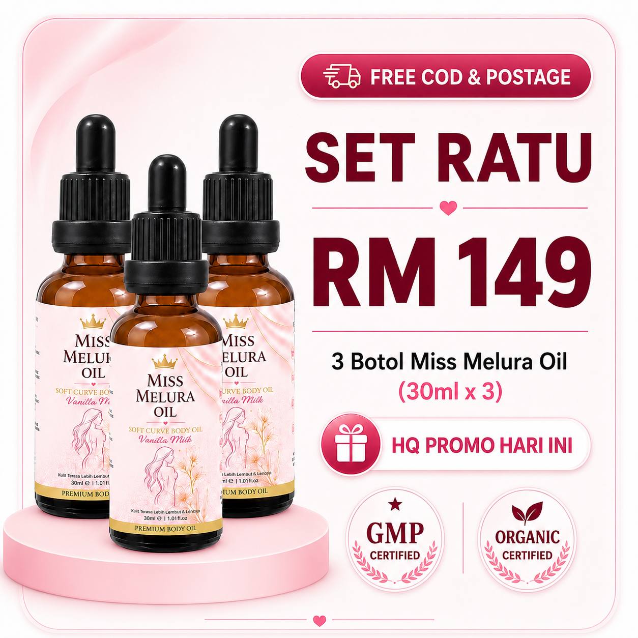 Set Ratu 3 botol